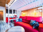 Studio rénové skis aux pieds avec balcon et wifi - FR-1-502-472