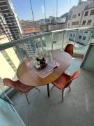 Estanconfor Praia Santos AC garagem sacada fechada