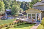 Lake Lure Getaway with Docks and Scenic Views!