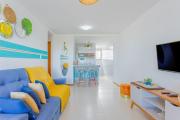 IT57 Excelente Apartamento Pé na Areia