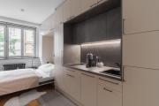 Designer studio with fold-up bed in trendy Žižkov by Prague Days