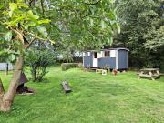 Pipowagen op boerderij camping