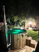 Maison bohème avec bain nordique