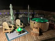 Maison bohème avec bain nordique