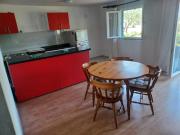 Apartment with two bedrooms, bathroom, kitchen, garden, parking..