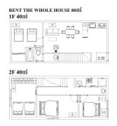 花園町駅から1分 難波から4分 今年リフォーム済み シャワー洗面トイレ各階付き 通天閣難波天王寺大阪城近々 Wi-Fi有り 星夜屋