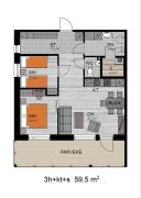 Polar Charm huoneistot H ja J