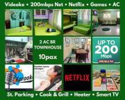 Montalban GuestHouse 2 AC BR 4pax 200mbps WiFi FREE Netflix Shower Heater Parking