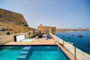 Valletta Waterfront Villa with Pool and Jacuzzi