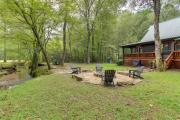 Blue Ridge Cabin Rental with Hot Tub and Creek Access!