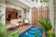 NHOA 108B Lux 1BR Condo Plunge Pool in Aldea Zama