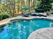 Shasta Lake Luxury Log Cabin: Hot tub & Pool