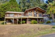 Tree-Lined Gold Beach Retreat with Multiple Decks!