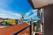 Aion Suites 205 – Lindo apartamento com Vista para o Mar, a 60m da Praia de Bombinhas, com Piscina e Academia no Rooftop.