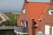 Ferienwohnung Meeresblick Norddeich mit Balkon