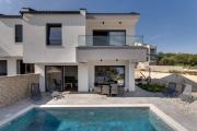 Villa Rosemary -semi-detached villa with a pool and a panoramic view, close to a sandy beach - by TRAVELER tourist agency Krk
