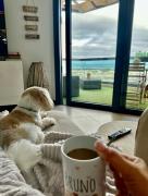 Apartamento Villa Bruno con vistas al mar, primera línea de playa