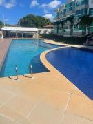 Mar e sol residencial 2 quartos com ar condicionado,500 metros da praia de Jacumã