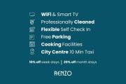Cosy Studio Apartment in Derby by Renzo, Ideal for Contractors and Business Stays