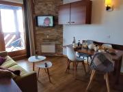 Charmant appartement rénové, 4 pers, 28m², accès direct pistes, balcon et équipements modernes - FR-1-545-37