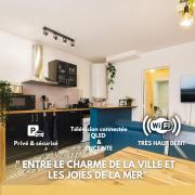 La Déferlante - hyper centre - parking privé - 300 m plage