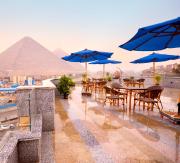 Blue Pyramids Eyes Hotel