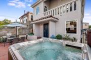 Massive Beach Home w Stunning Rooftop, Parking, Spa, AC & Bay Views!
