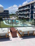 Porto de Galinhas- Flat Térreo Top Frente Piscinas- Muro Alto