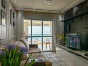 Otimo apto de frente para Praia do Boqueirao SP