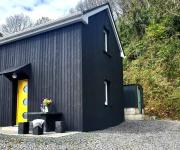 Unique restored barn with stove