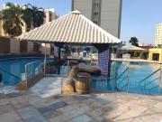 Piscinas Termais de poço, em frente bares Vips e badalados, do Sesc, vários Restaurantes Tops ao redor, Melhor atendimento com área de laser totalmente renovada, varanda do AP em frente a praça da Virada de Ano