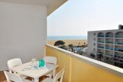 Modern studio apartment with seaview balcony