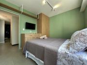 PE01- AP 1 Quarto Completo | Centro | Climatizado