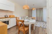 Beige Studio on the Coast with Parking and Balcony in Gdynia by Renters