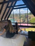 Cabaña con jacuzzi y acceso al embalse - Portum I