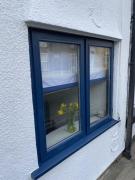 1750s cottage with open fire and beams