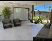 Flat com vista para piscina principal