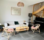 Maison au calme Plage 10 min à pied WIFI-5 pers- étage 1 chambre climatisée