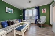Lively Green Apartment in Wrocław with Balcony and Desk by Renters