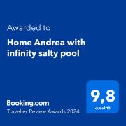 Home Andrea with infinity salty pool