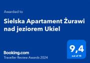 Sielska Apartament Żurawi nad jeziorem Ukiel