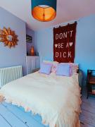 pet + kid friendly free parking v pink house!