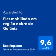 Flat mobiliado em região nobre de Goiânia