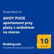 AHOY PUCK apartament przy plaży z widokiem na morze