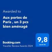 Aux portes de Paris , un 3 pcs bien aménagé