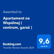 Apartament na Wspólnej ( centrum, garaż )