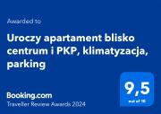 Uroczy apartament blisko centrum i PKP, klimatyzacja, parking