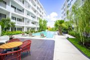 Rose Apple Pool View 1 BR Apartment With Greenery and Gym - Heart of Siem Reap 3rd floor