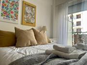 Ubicación ideal en Palermo, cómodo departamento lleno de luz.