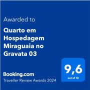 Quarto em Hospedagem Miraguaia no Gravata 03